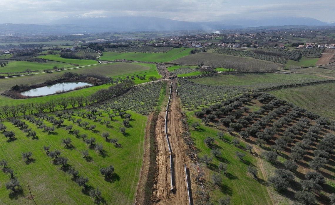 REALIZZAZIONE METANODOTTO GUBBIO - APECCHIO